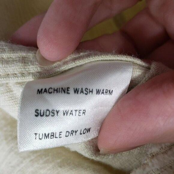 Vintage Y2K AMI Cream Corduroy Western Vest Womens XL - Picture 3 of 9